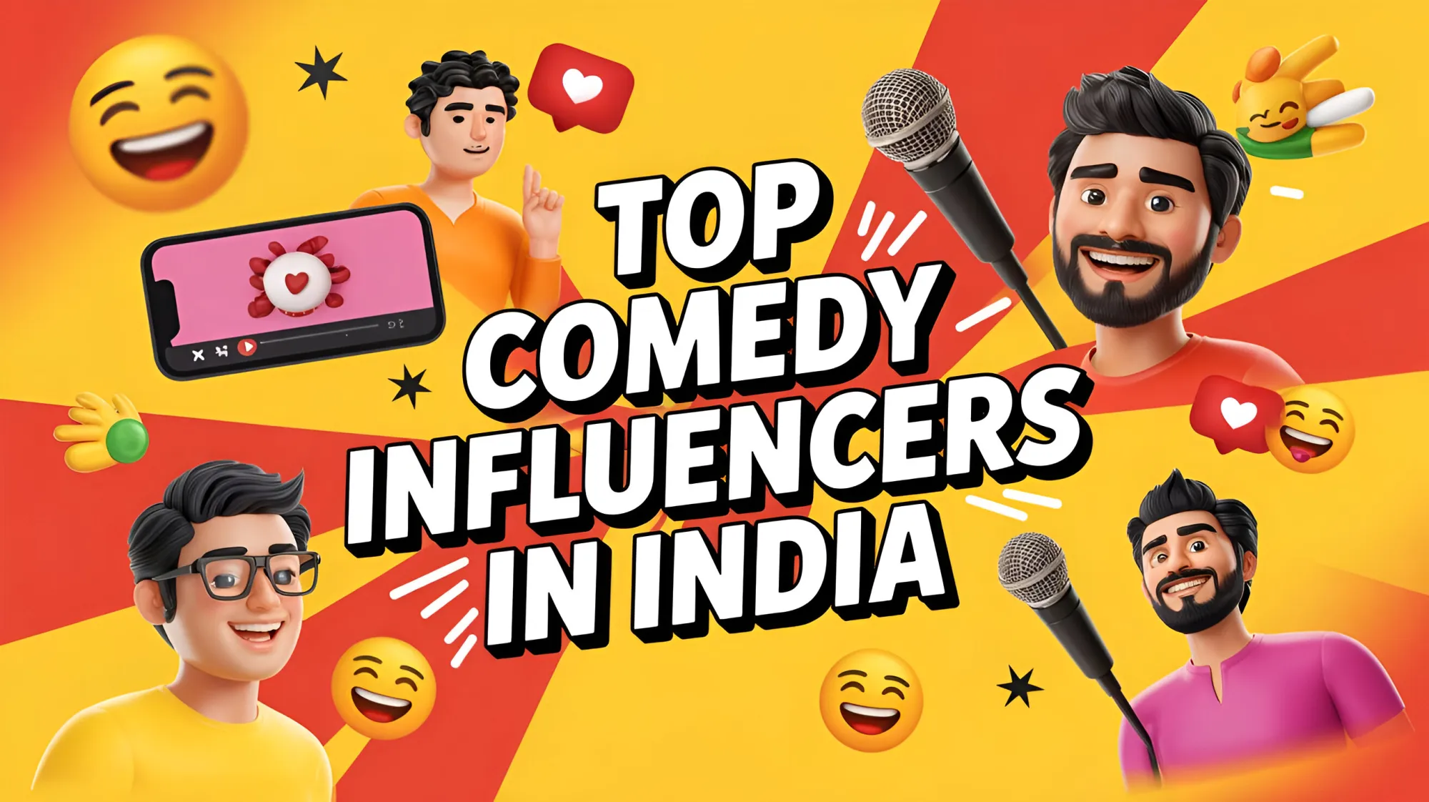 Top Comedy Influencers In India 2025