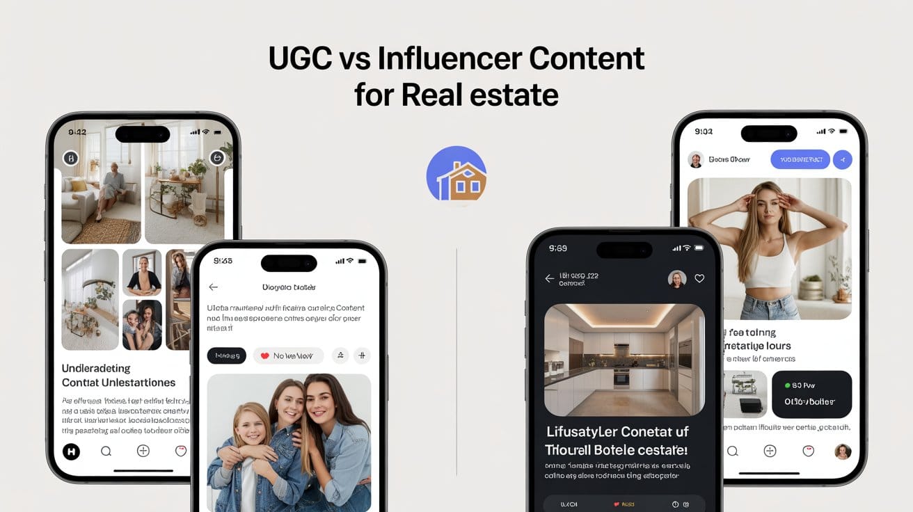 UGC vs Influencer Content for Real Estate