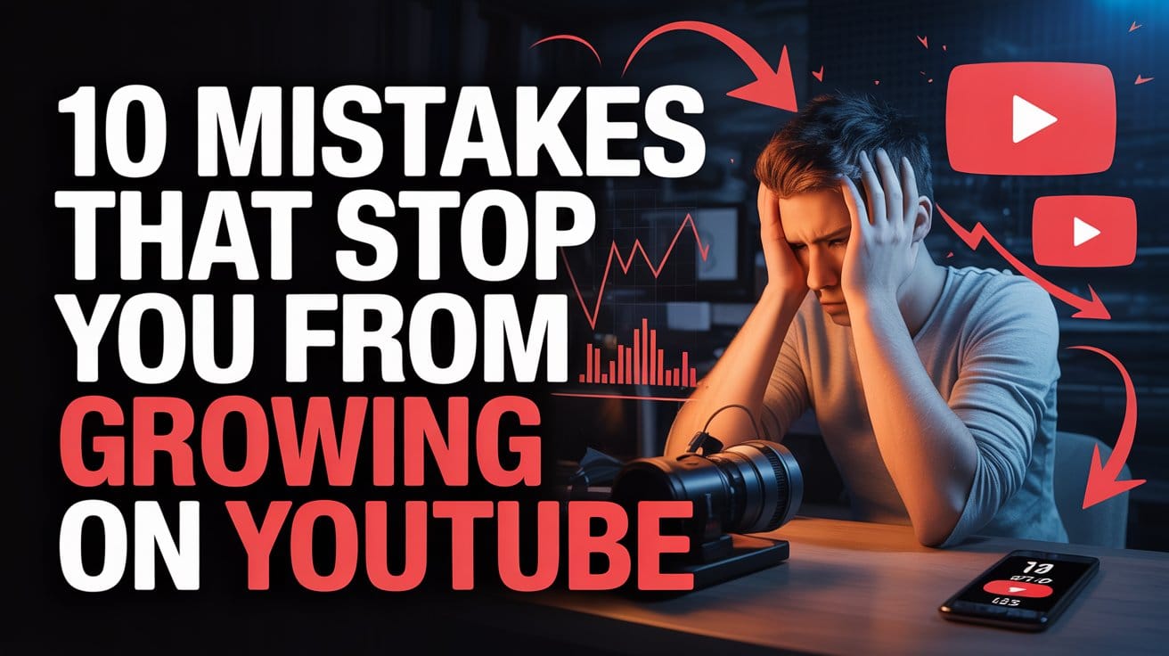 10 Mistakes That Stop You from Growing on YouTube