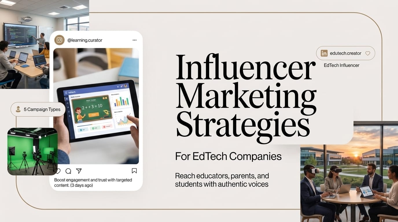 Influencer Marketing Strategies for EdTech Companies